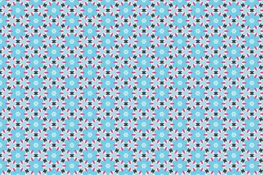 Geometrik süsleme biçiminde kusursuz desen arkaplanı.