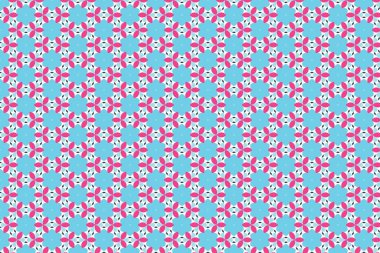 Geometrik süsleme biçiminde kusursuz desen arkaplanı.