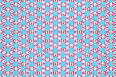 Geometrik süsleme biçiminde kusursuz desen arkaplanı.