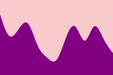 Kağıt sanatı soyut mavi su dalgaları. Origami tasarım şablonu. Vektör illüstrasyonu