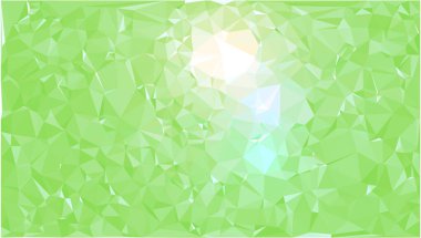 Soyut yeşil üçgen şekil arkaplanı. Üçgenlerin soyut arkaplanı, vektör tasarımı.