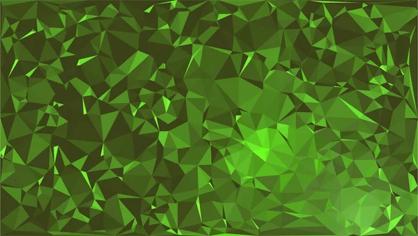 Soyut Yeşil Üçgen Şekil Arkaplanı Üçgenlerin Soyut Arkaplanı Vektör Tasarımı — Stok fotoğraf