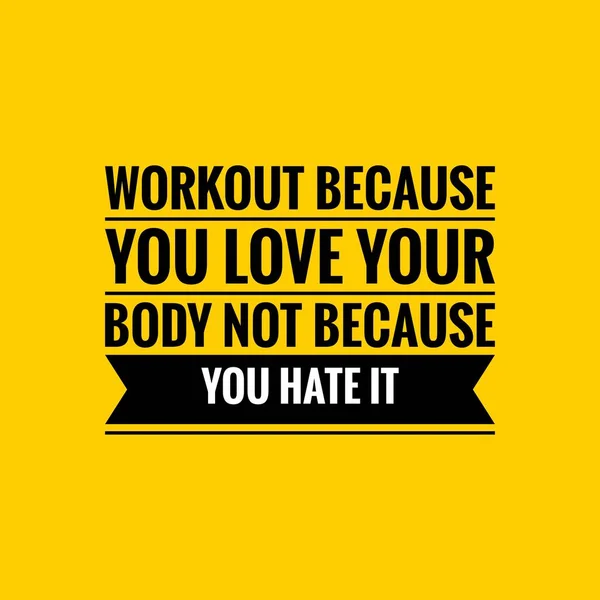 Fitness Motivation Citat Affisch Gym Inspirerande Banner Med Text — Stockfoto