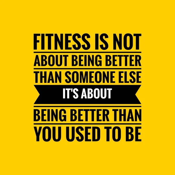Fitness Motivation Citat Affisch Gym Inspirerande Banner Med Text — Stockfoto