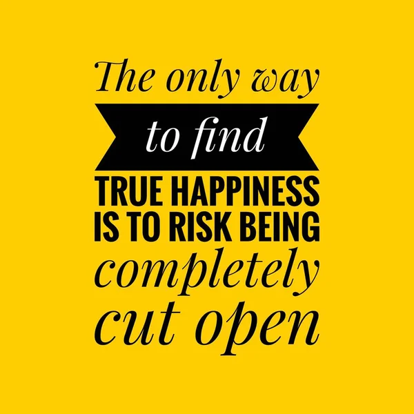 Happiness Quotes Yellow Background Illustration Happiness Quote — Stock Photo, Image