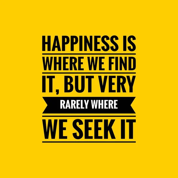 Happiness Quotes Yellow Background Illustration Happiness Quote — Stock Photo, Image