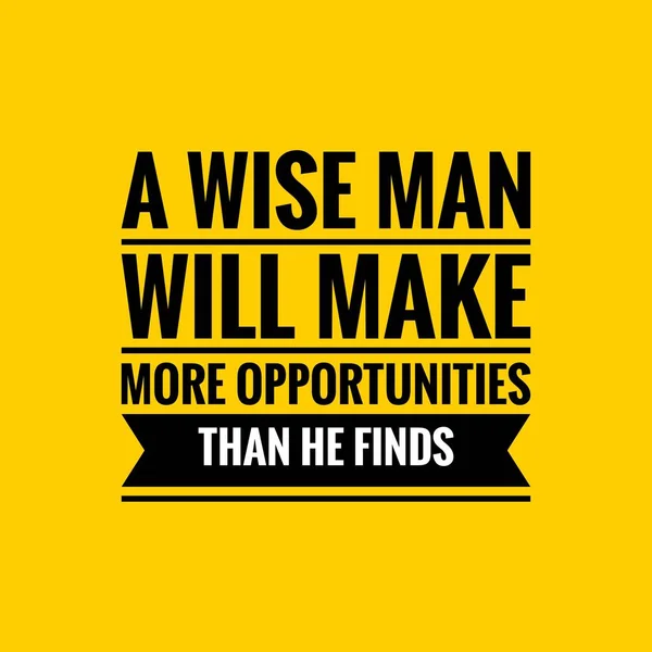 Citação Motivacional Inspiradora Citações Oportunidade Texto Preto Sobre Fundo Amarelo — Fotografia de Stock