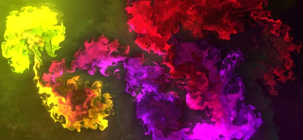 Sıvı Sanat Soyut Renkli Arkaplan Duvar Kağıdı Doku Soyut Renkli — Stok fotoğraf