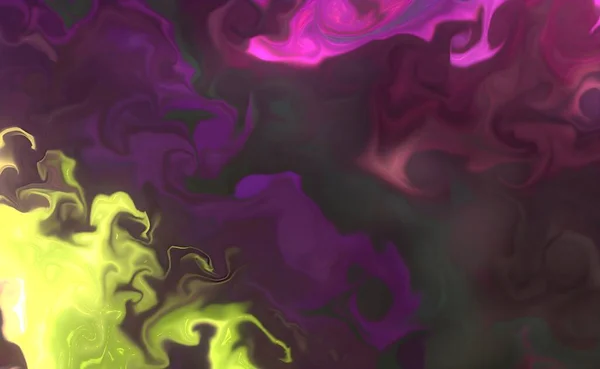 Fließende Kunsttextur Hintergrund Mit Abstrakt Wirbelnder Farbwirkung Flüssiges Kunstwerk Aus — Stockfoto