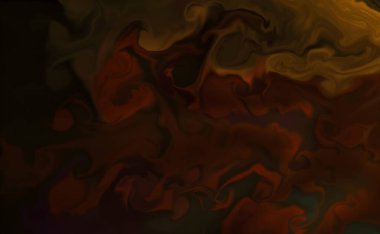 Güzel soyut sanat arkaplanı. Sıvı akrilik tekniğinde rastgele karıştırılmış boyalar. Girdap damarlarının sanatsal görüntüsü turkuaz bej tonlarda mermer dokusu.