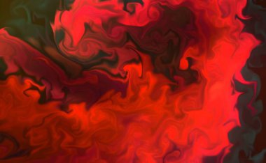 Güzel soyut sanat arkaplanı. Sıvı akrilik tekniğinde rastgele karıştırılmış boyalar. Girdap damarlarının sanatsal görüntüsü turkuaz bej tonlarda mermer dokusu.