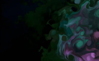 Güzel soyut sanat arkaplanı. Sıvı akrilik tekniğinde rastgele karıştırılmış boyalar. Girdap damarlarının sanatsal görüntüsü turkuaz bej tonlarda mermer dokusu.