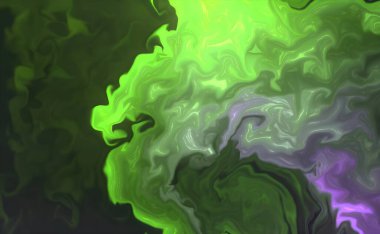 Güzel soyut sanat arkaplanı. Sıvı akrilik tekniğinde rastgele karıştırılmış boyalar. Girdap damarlarının sanatsal görüntüsü turkuaz bej tonlarda mermer dokusu.