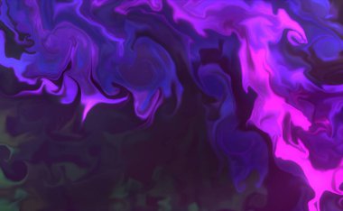 Güzel soyut sanat arkaplanı. Sıvı akrilik tekniğinde rastgele karıştırılmış boyalar. Girdap damarlarının sanatsal görüntüsü turkuaz bej tonlarda mermer dokusu.