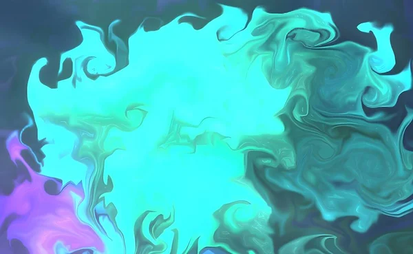 Kreative Abstrakte Handbemalte Hintergrund Marmor Textur Abstrakten Ozean Acrylmalerei Auf — Stockfoto