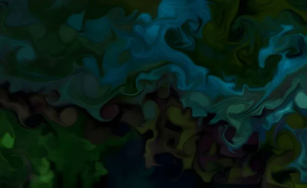 Творческий Абстрактный Фон Ручной Работы Мраморная Текстура Абстрактный Океан Акриловая — стоковое фото