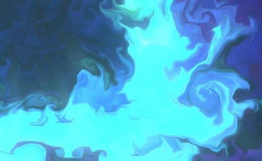 Acrylic Pour Color Liquid mermer soyut yüzeyler tasarımı. Yaratıcı soyut el boyası arka plan, mermer doku, soyut okyanus, tuvaldeki akrilik resim. Modern sanat. Çağdaş sanat.