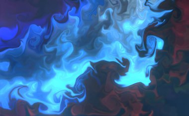 Acrylic Pour Color Liquid mermer soyut yüzeyler tasarımı. Yaratıcı soyut el boyası arka plan, mermer doku, soyut okyanus, tuvaldeki akrilik resim. Modern sanat. Çağdaş sanat.