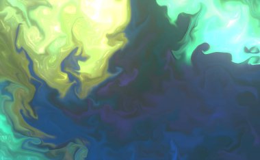 Acrylic Pour Color Liquid mermer soyut yüzeyler tasarımı. Yaratıcı soyut el boyası arka plan, mermer doku, soyut okyanus, tuvaldeki akrilik resim. Modern sanat. Çağdaş sanat.