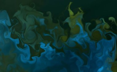 Acrylic Pour Color Liquid mermer soyut yüzeyler tasarımı. Yaratıcı soyut el boyası arka plan, mermer doku, soyut okyanus, tuvaldeki akrilik resim. Modern sanat. Çağdaş sanat.