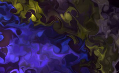 Sıvı Sanat. Soyut renkli arkaplan, duvar kağıdı, doku. Boyaları karıştırıyorum. Modern sanat. Mermer dokusu