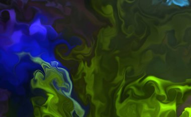 Sıvı Sanat. Soyut renkli arkaplan, duvar kağıdı, doku. Boyaları karıştırıyorum. Modern sanat. Mermer dokusu