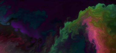 Posterler ve basılı malzemeler için alkol mürekkebi. Renklerin akışkan sanat karışımı.