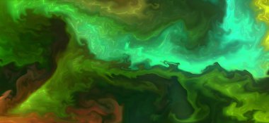 Posterler ve basılı malzemeler için alkol mürekkebi. Renklerin akışkan sanat karışımı.