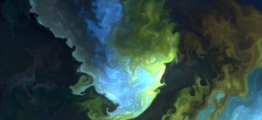 Posterler ve basılı malzemeler için alkol mürekkebi. Renklerin akışkan sanat karışımı.