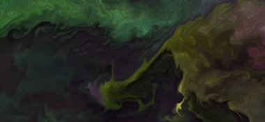 Renklerin karışımı dalgalar ve girdaplar yaratır. Posterler ve diğer basılı materyaller için.