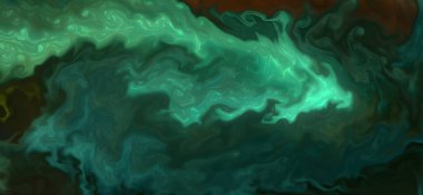 Renklerin karışımı dalgalar ve girdaplar yaratır. Posterler ve diğer basılı materyaller için.