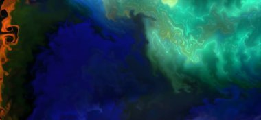 Akrilik boyaları karıştırıyorum. Modern akışkan sanat. Alkol Mürekkebi Örnekleri. Alkol mürekkep renkleri yarı saydam.