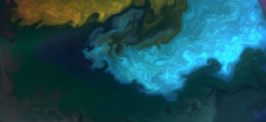 Akrilik boyaları karıştırıyorum. Modern akışkan sanat. Alkol Mürekkebi Örnekleri. Alkol mürekkep renkleri yarı saydam.