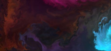 Akrilik boyaları karıştırıyorum. Modern akışkan sanat. Alkol Mürekkebi Örnekleri. Alkol mürekkep renkleri yarı saydam.