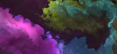 Akrilik boyaları karıştırıyorum. Modern akışkan sanat. Alkol Mürekkebi Örnekleri. Alkol mürekkep renkleri yarı saydam.