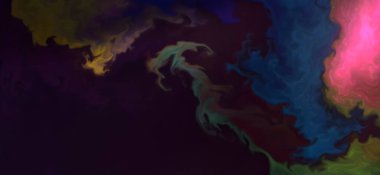 Akrilik boyaları karıştırıyorum. Modern akışkan sanat. Alkol Mürekkebi Örnekleri. Alkol mürekkep renkleri yarı saydam.