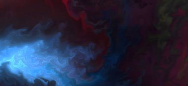 Akrilik boyaları karıştırıyorum. Modern akışkan sanat. Alkol Mürekkebi Örnekleri. Alkol mürekkep renkleri yarı saydam.