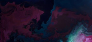 Akrilik boyaları karıştırıyorum. Modern akışkan sanat. Alkol Mürekkebi Örnekleri. Alkol mürekkep renkleri yarı saydam.