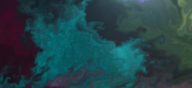 Posterler ve basılı malzemeler için alkol mürekkebi. Renklerin akışkan sanat karışımı.