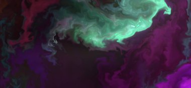 Posterler ve basılı malzemeler için alkol mürekkebi. Renklerin akışkan sanat karışımı.