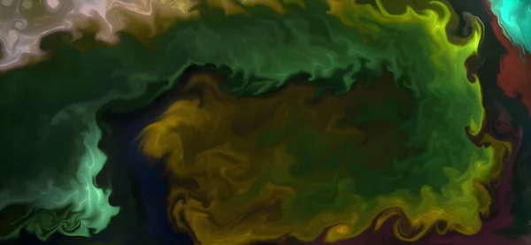 Смешивание Акриловых Красок Современное Искусство Жидкости Алкогольный Чернильный Рисунок Алкогольные — стоковое фото