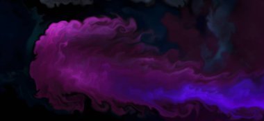 Posterler ve basılı malzemeler için alkol mürekkebi. Renklerin akışkan sanat karışımı.