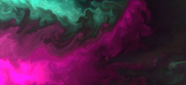 Posterler ve basılı malzemeler için alkol mürekkebi. Renklerin akışkan sanat karışımı.