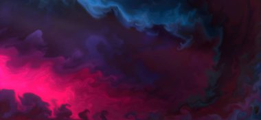 Posterler ve basılı malzemeler için alkol mürekkebi. Renklerin akışkan sanat karışımı.