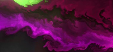 Posterler ve basılı malzemeler için alkol mürekkebi. Renklerin akışkan sanat karışımı.