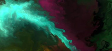 Posterler ve basılı malzemeler için alkol mürekkebi. Renklerin akışkan sanat karışımı.