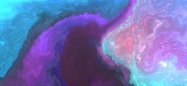 Posterler ve basılı malzemeler için alkol mürekkebi. Renklerin akışkan sanat karışımı.