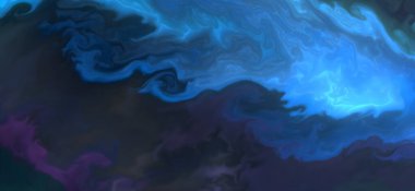 Posterler ve basılı malzemeler için alkol mürekkebi. Renklerin akışkan sanat karışımı.