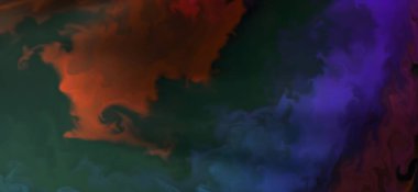 Posterler ve basılı malzemeler için alkol mürekkebi. Renklerin akışkan sanat karışımı.