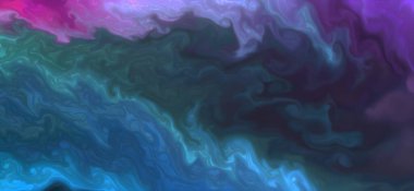 Posterler ve basılı malzemeler için alkol mürekkebi. Renklerin akışkan sanat karışımı.